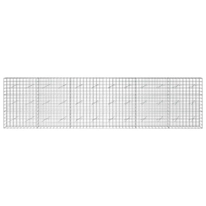 vidaXL Gabion with 5 mm Wire and 10x10 cm Mesh 600x10x150 cm 3