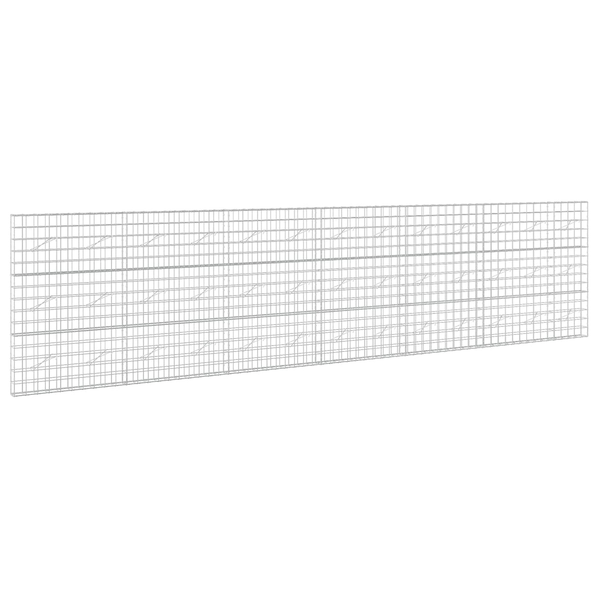 vidaXL Gabion with 5 mm Wire and 10x10 cm Mesh 650x10x150 cm 2