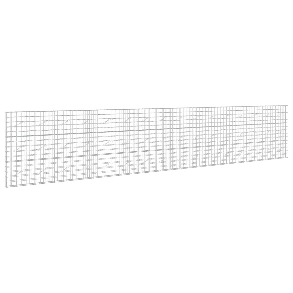 vidaXL Gabion with 5 mm Wire and 10x10 cm Mesh 800x10x150 cm 2