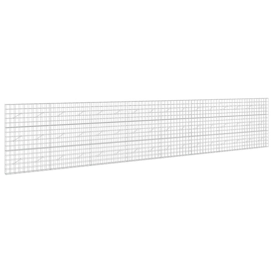 vidaXL Gabion with 5 mm Wire and 10x10 cm Mesh 800x10x150 cm 2