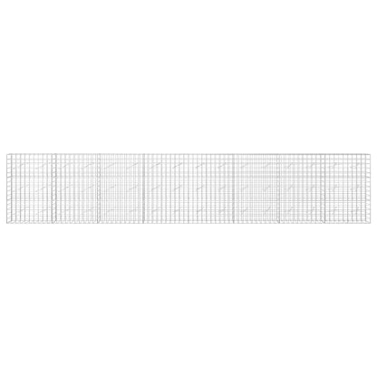 Gabion with 5 mm Wire and 10x10 cm Mesh 50x10x150 cm Height 150 cm Thickness 10 cm 50–1000 cm 800 cm