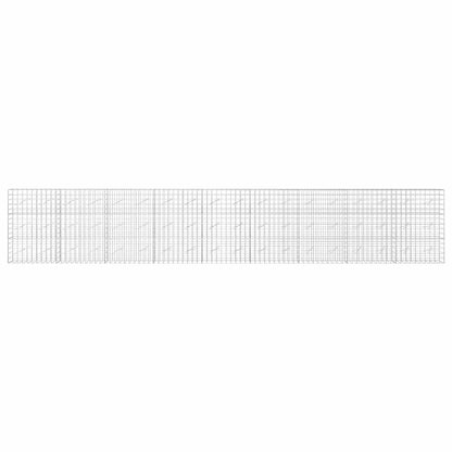 vidaXL Gabion with 5 mm Wire and 10x10 cm Mesh 900x10x150 cm 3