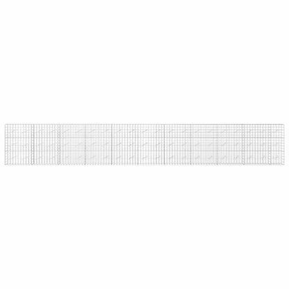 Gabion with 5 mm Wire and 10x10 cm Mesh 1050x10x150 cm Height 150 cm Thickness 10 cm 1050–1200 cm 1050 cm