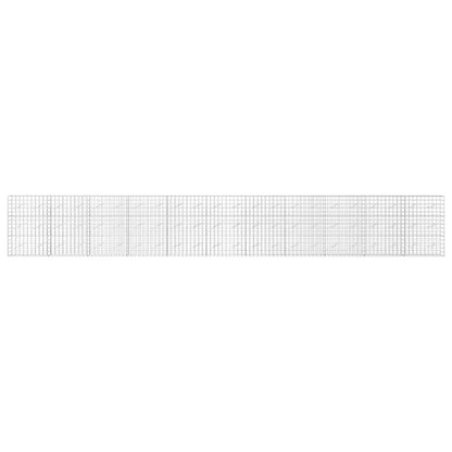 vidaXL Gabion with 5 mm Wire and 10x10 cm Mesh 1100x10x150 cm 3