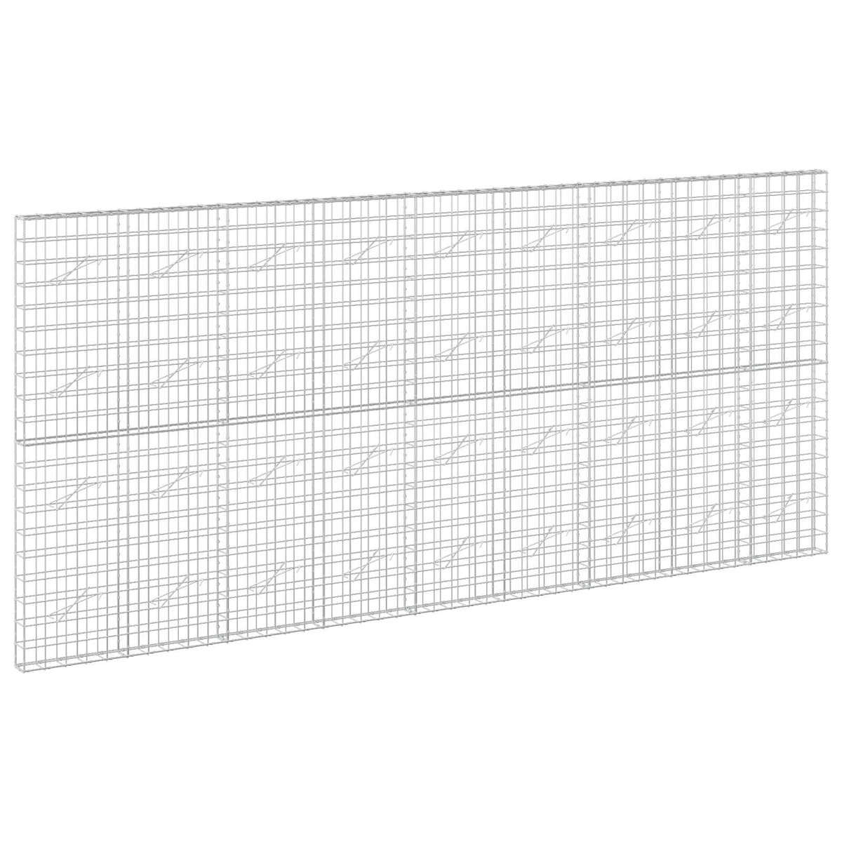 Gabion with 5 mm Wire and 10x10 cm Mesh 50x10x200 cm Height 200 cm Thickness 10 cm 50–1000 cm 450 cm