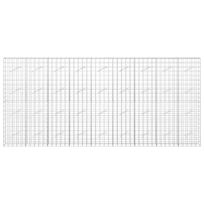 vidaXL Gabion with 5 mm Wire and 10x10 cm Mesh 450x10x200 cm 3