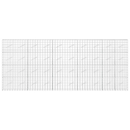 vidaXL Gabion with 5 mm Wire and 10x10 cm Mesh 500x10x200 cm 3