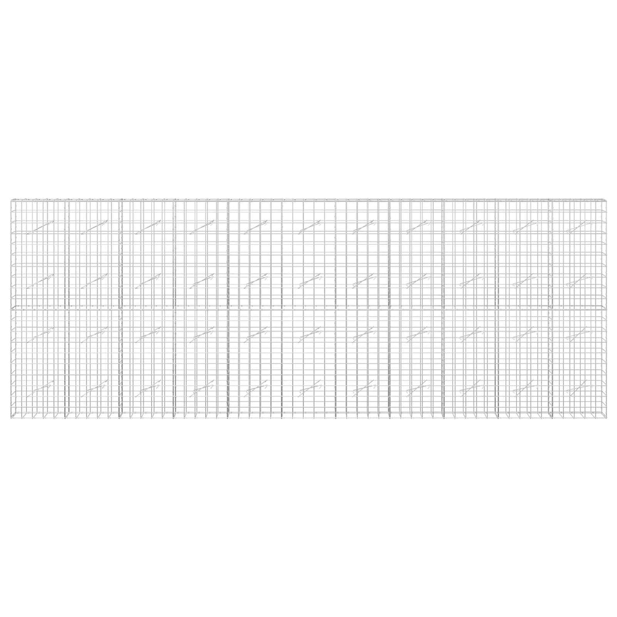 Gabion with 5 mm Wire and 10x10 cm Mesh 50x10x200 cm Height 200 cm Thickness 10 cm 50–1000 cm 550 cm