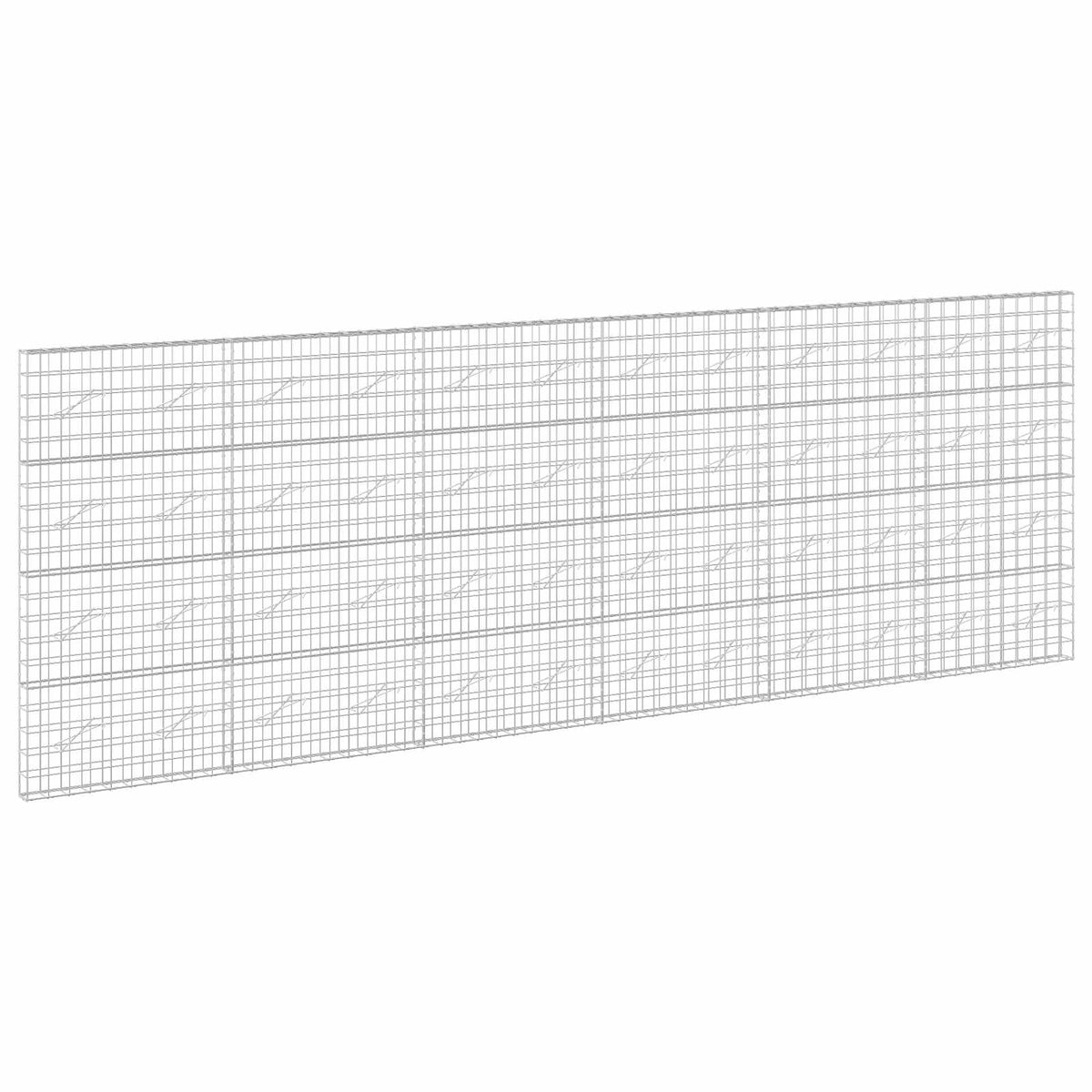 Gabion with 5 mm Wire and 10x10 cm Mesh 50x10x200 cm Height 200 cm Thickness 10 cm 50–1000 cm 600 cm