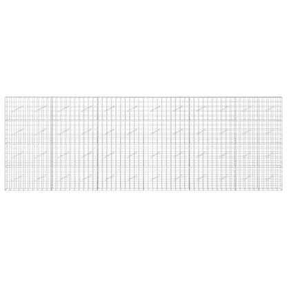 Gabion with 5 mm Wire and 10x10 cm Mesh 50x10x200 cm Height 200 cm Thickness 10 cm 50–1000 cm 600 cm