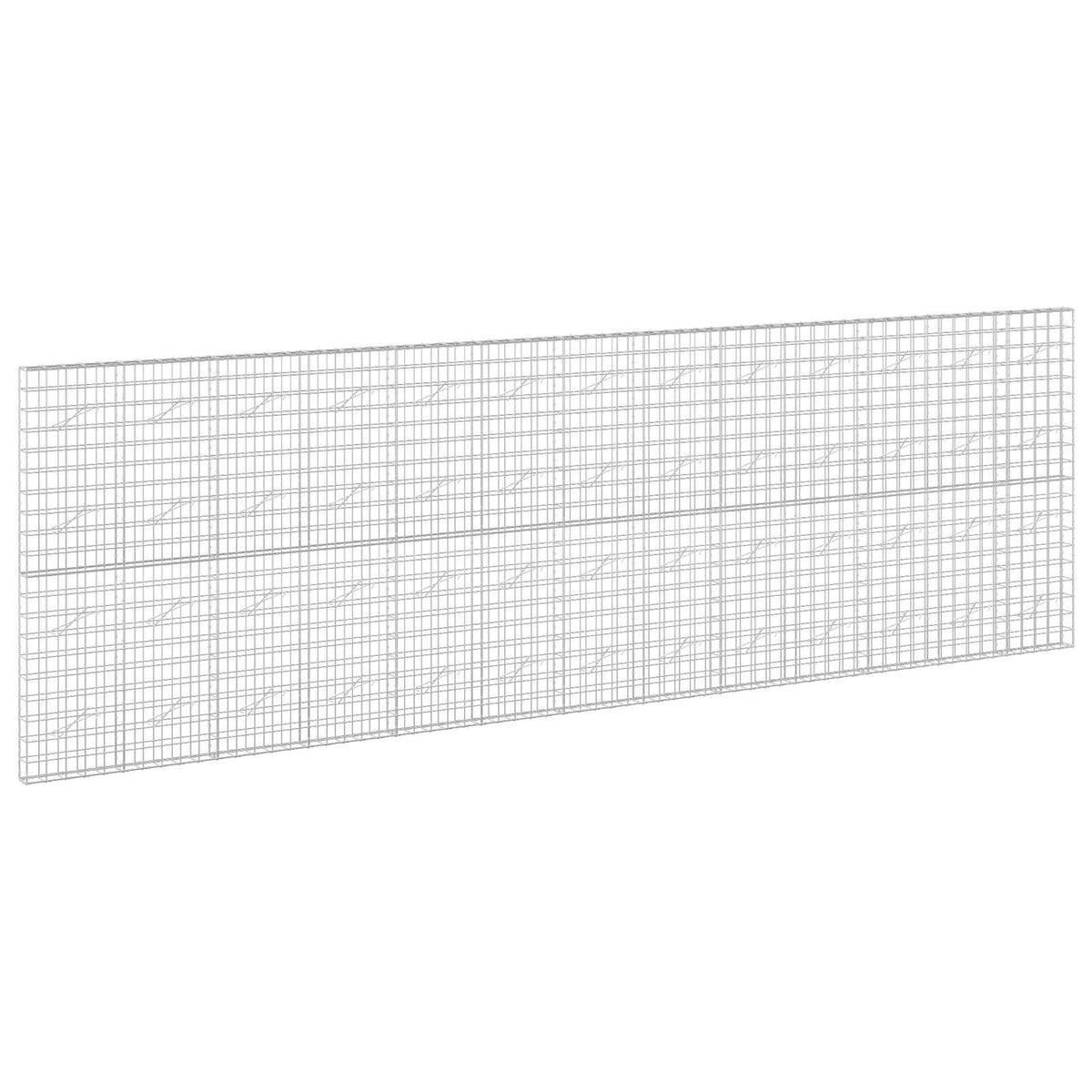 vidaXL Gabion with 5 mm Wire and 10x10 cm Mesh 650x10x200 cm 2