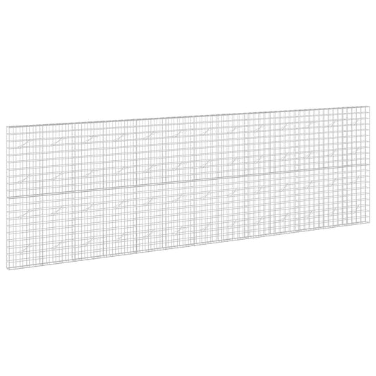 vidaXL Gabion with 5 mm Wire and 10x10 cm Mesh 650x10x200 cm 2
