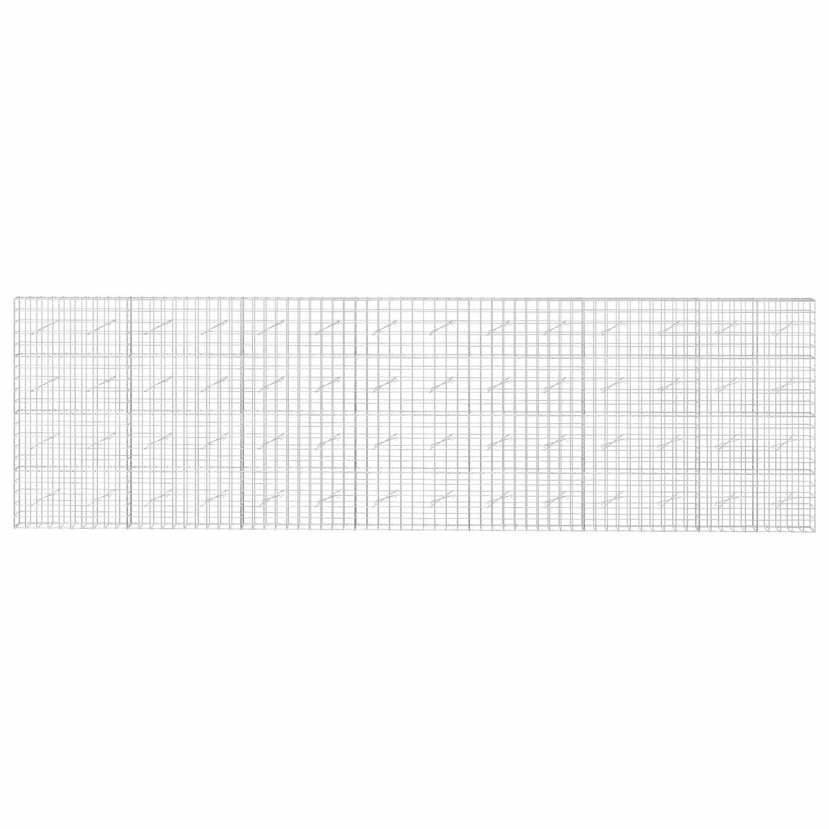 Gabion with 5 mm Wire and 10x10 cm Mesh 50x10x200 cm Height 200 cm Thickness 10 cm 50–1000 cm 700 cm