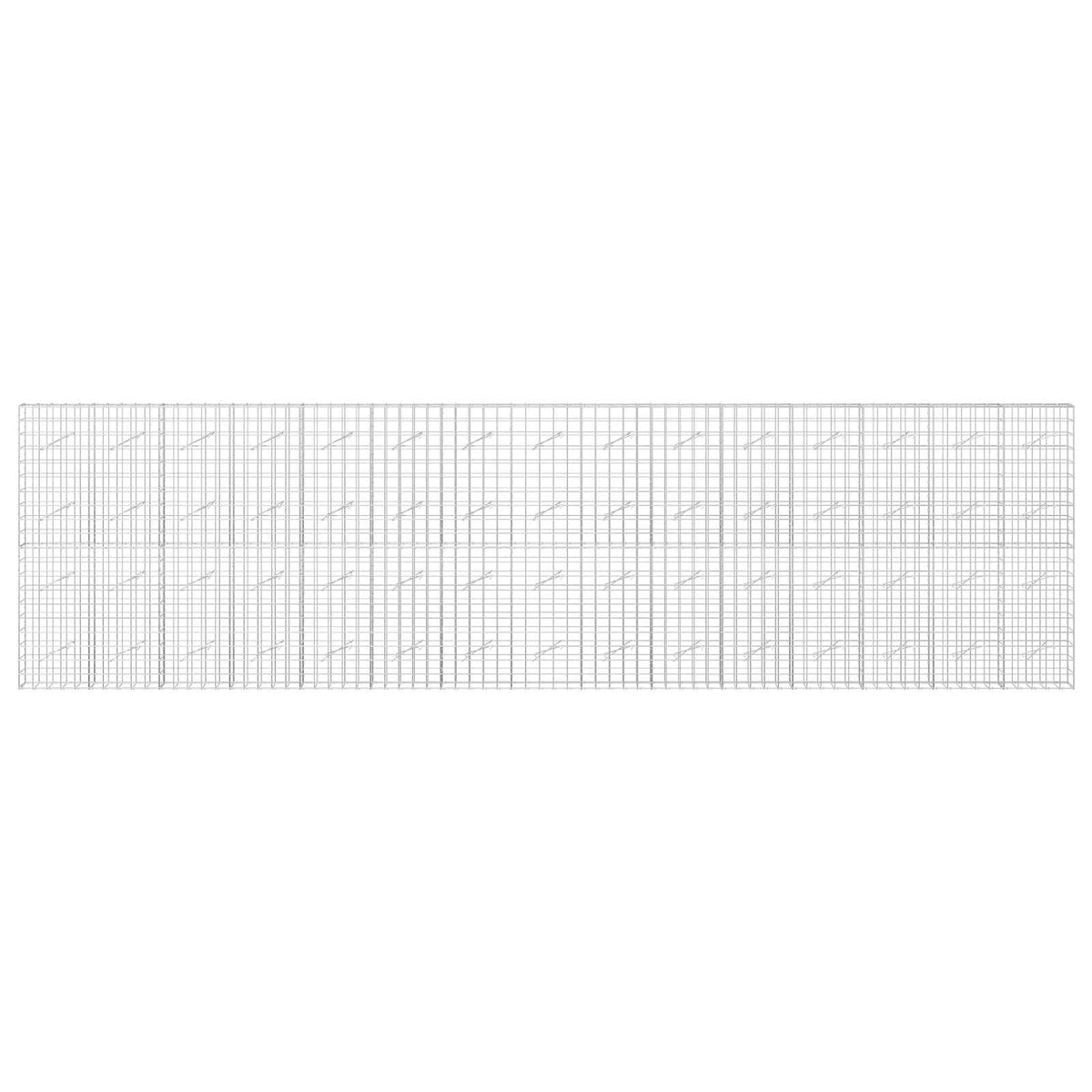vidaXL Gabion with 5 mm Wire and 10x10 cm Mesh 750x10x200 cm 3