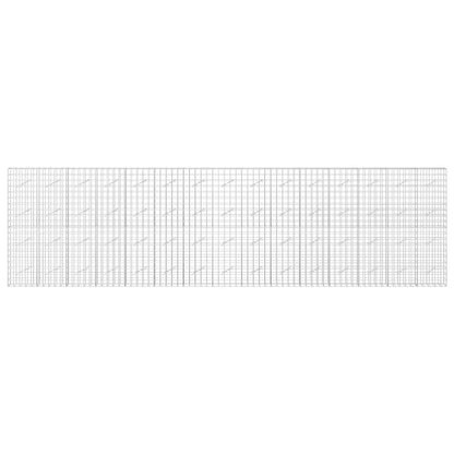 vidaXL Gabion with 5 mm Wire and 10x10 cm Mesh 750x10x200 cm 3