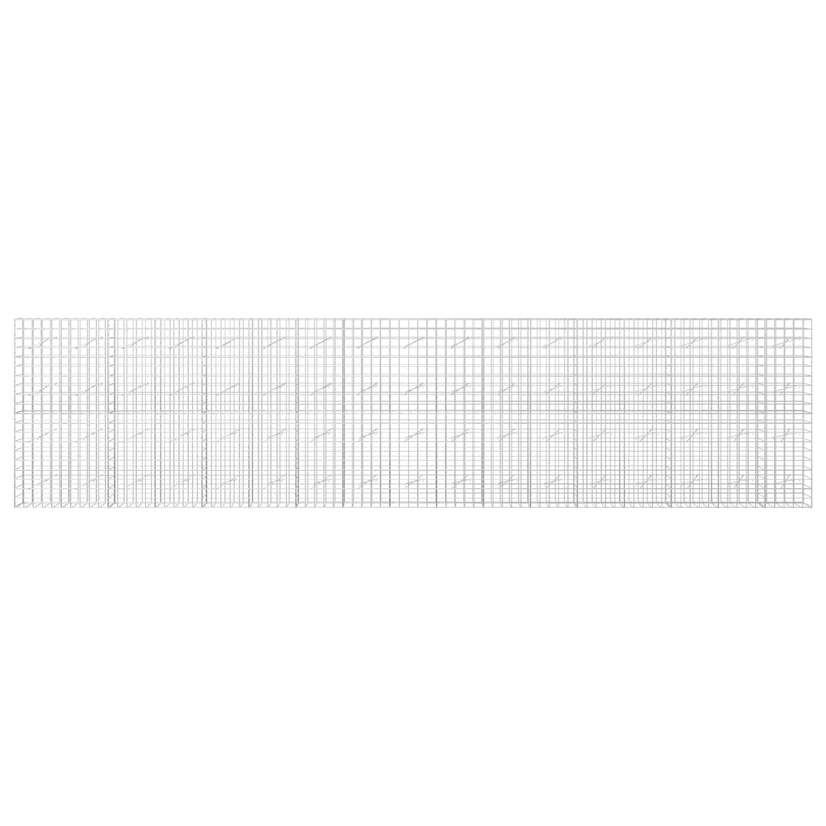 vidaXL Gabion with 5 mm Wire and 10x10 cm Mesh 850x10x200 cm 3
