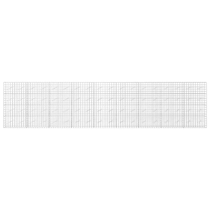 Gabion with 5 mm Wire and 10x10 cm Mesh 50x10x200 cm Height 200 cm Thickness 10 cm 50–1000 cm 900 cm
