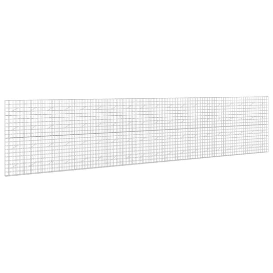 vidaXL Gabion with 5 mm Wire and 10x10 cm Mesh 950x10x200 cm 2