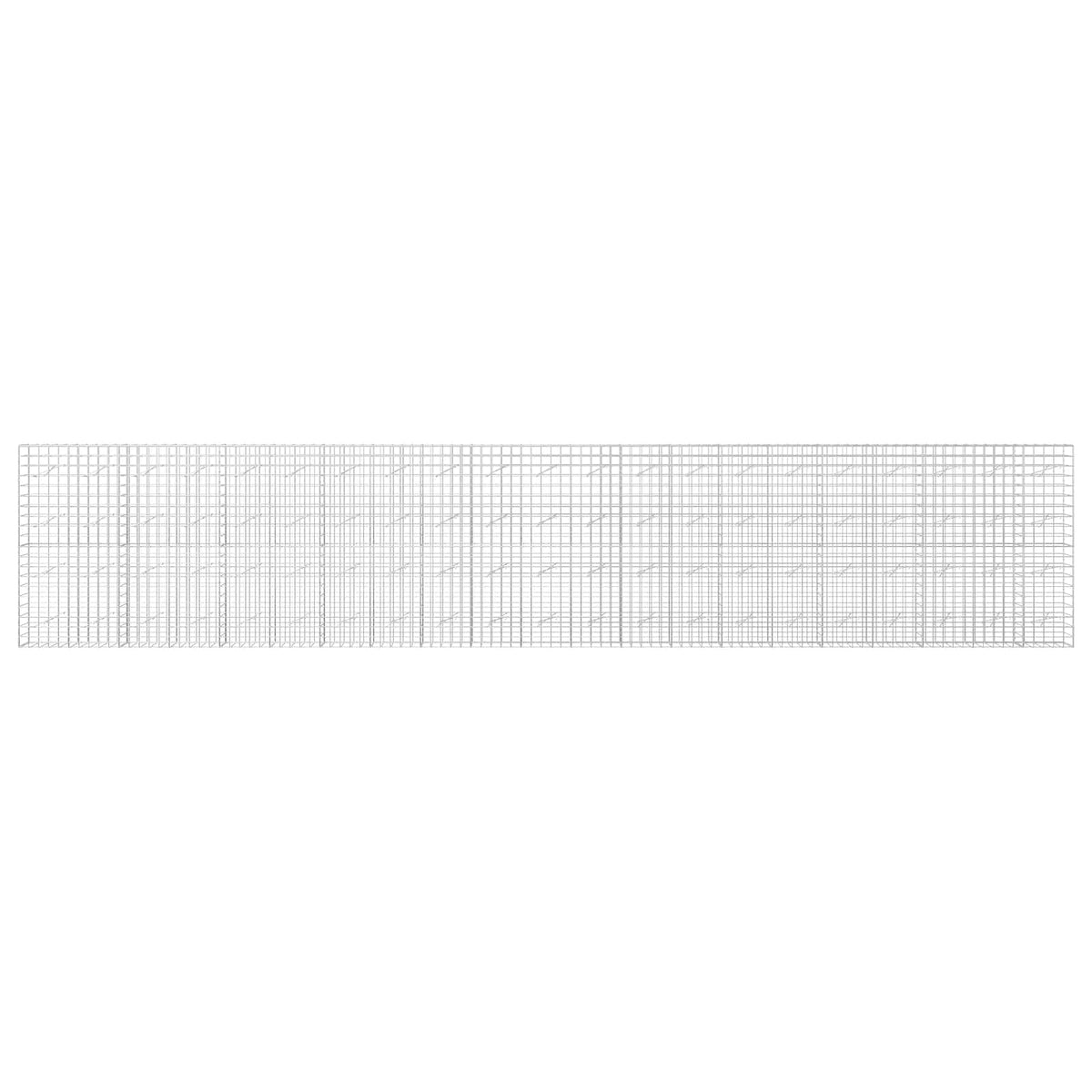 Gabion with 5 mm Wire and 10x10 cm Mesh 1050x10x200 cm Height 200 cm Thickness 10 cm 1050–1200 cm 1050 cm