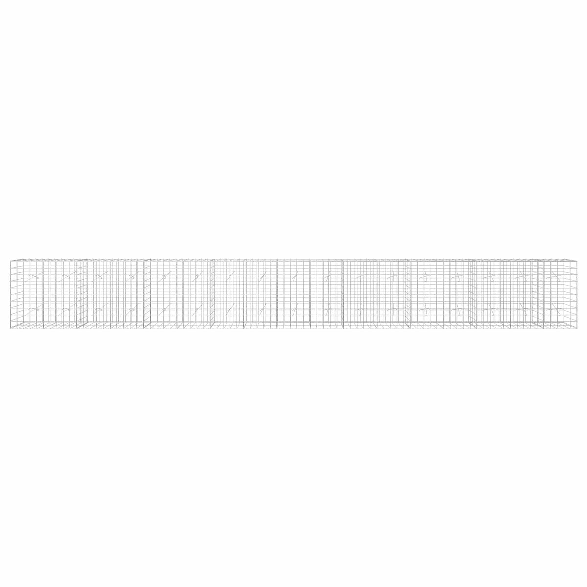 vidaXL Gabion with 5 mm Wire and 10x10 cm Mesh 850x20x100 cm 3