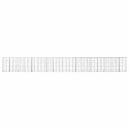 Gabion with 5 mm Wire and 10x10 cm Mesh 50x20x100 cm Height 100 cm Thickness 20 cm 50–1000 cm 850 cm