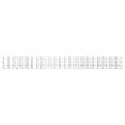 Gabion with 5 mm Wire and 10x10 cm Mesh 50x20x100 cm Height 100 cm Thickness 20 cm 50–1000 cm 950 cm