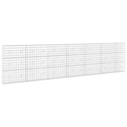 vidaXL Gabion with 5 mm Wire and 10x10 cm Mesh 650x20x150 cm 2