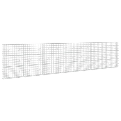 vidaXL Gabion with 5 mm Wire and 10x10 cm Mesh 700x20x150 cm 2