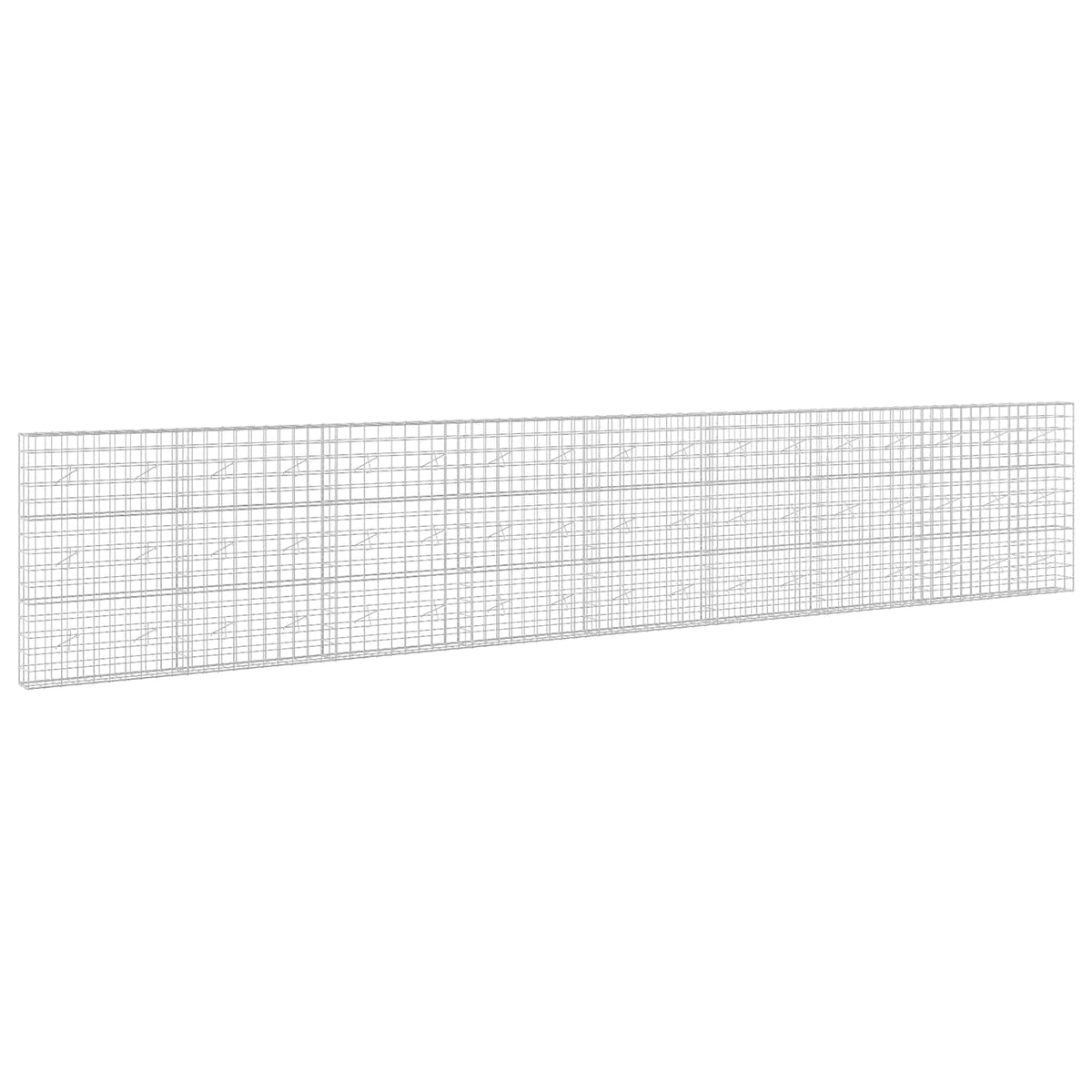 vidaXL Gabion with 5 mm Wire and 10x10 cm Mesh 850x20x150 cm 2