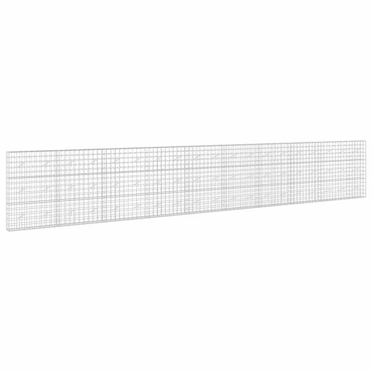 vidaXL Gabion with 5 mm Wire and 10x10 cm Mesh 950x20x150 cm 2