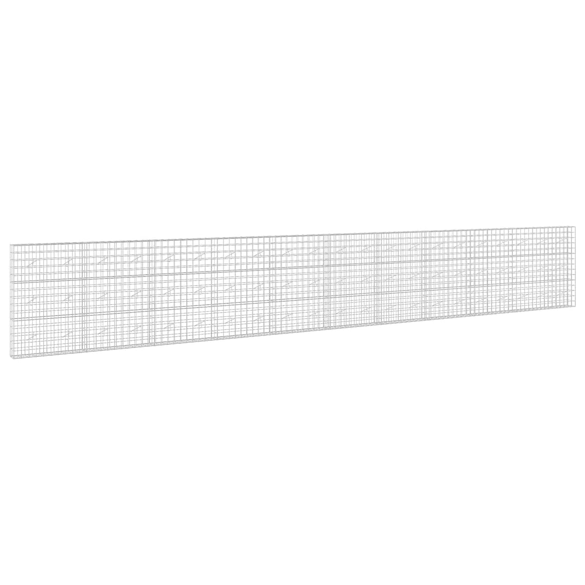 vidaXL Gabion with 5 mm Wire and 10x10 cm Mesh 1050x20x150 cm 2