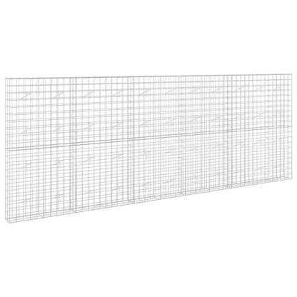 vidaXL Gabion with 5 mm Wire and 10x10 cm Mesh 550x20x200 cm 2