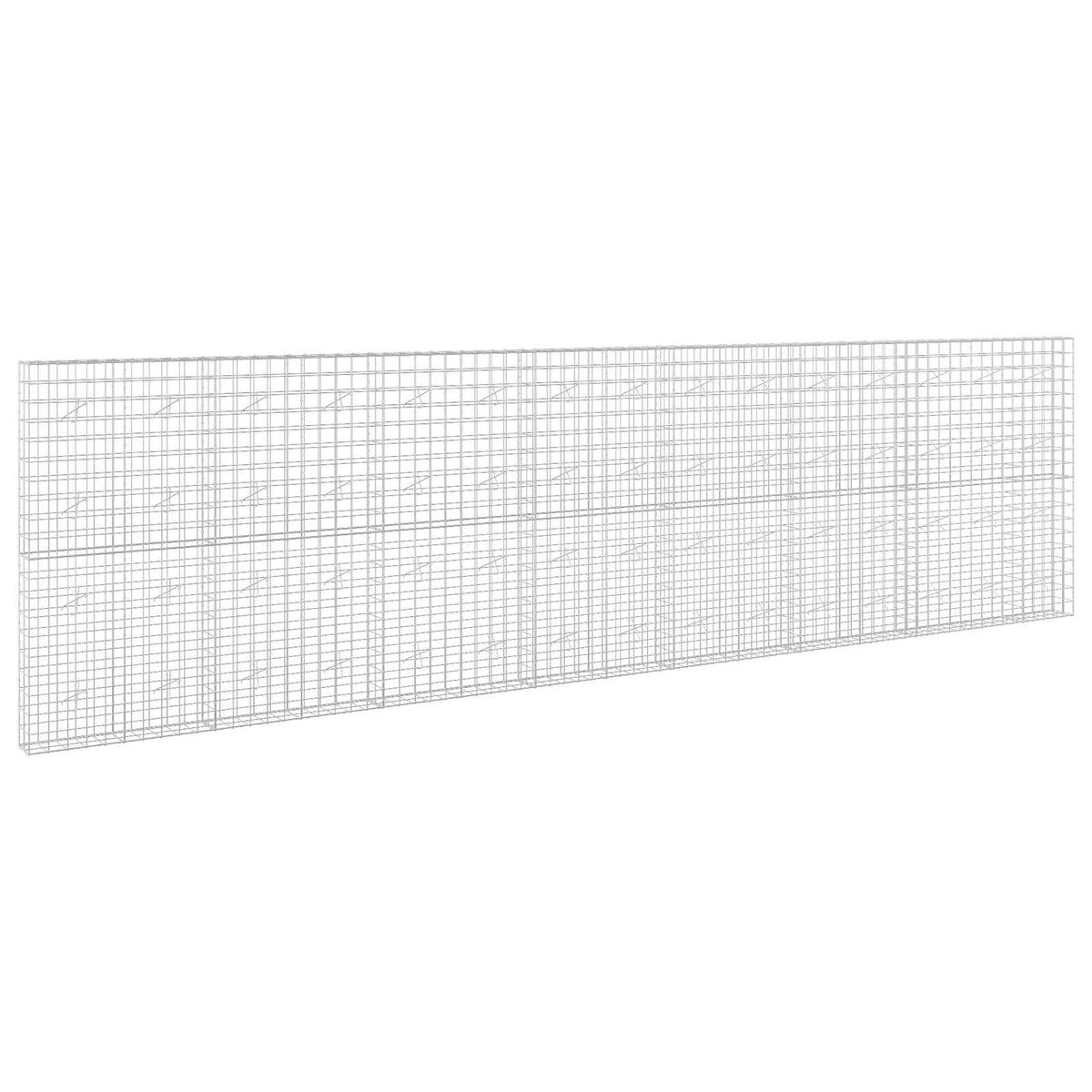 vidaXL Gabion with 5 mm Wire and 10x10 cm Mesh 750x20x200 cm 2