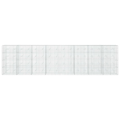 vidaXL Gabion with 5 mm Wire and 10x10 cm Mesh 800x20x200 cm 3