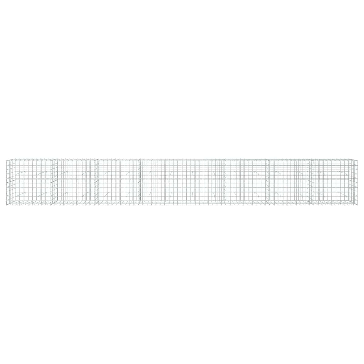 Gabion with 5 mm Wire and 10x10 cm Mesh 50x30x100 cm Height 100 cm Thickness 30 cm 50–1000 cm 800 cm