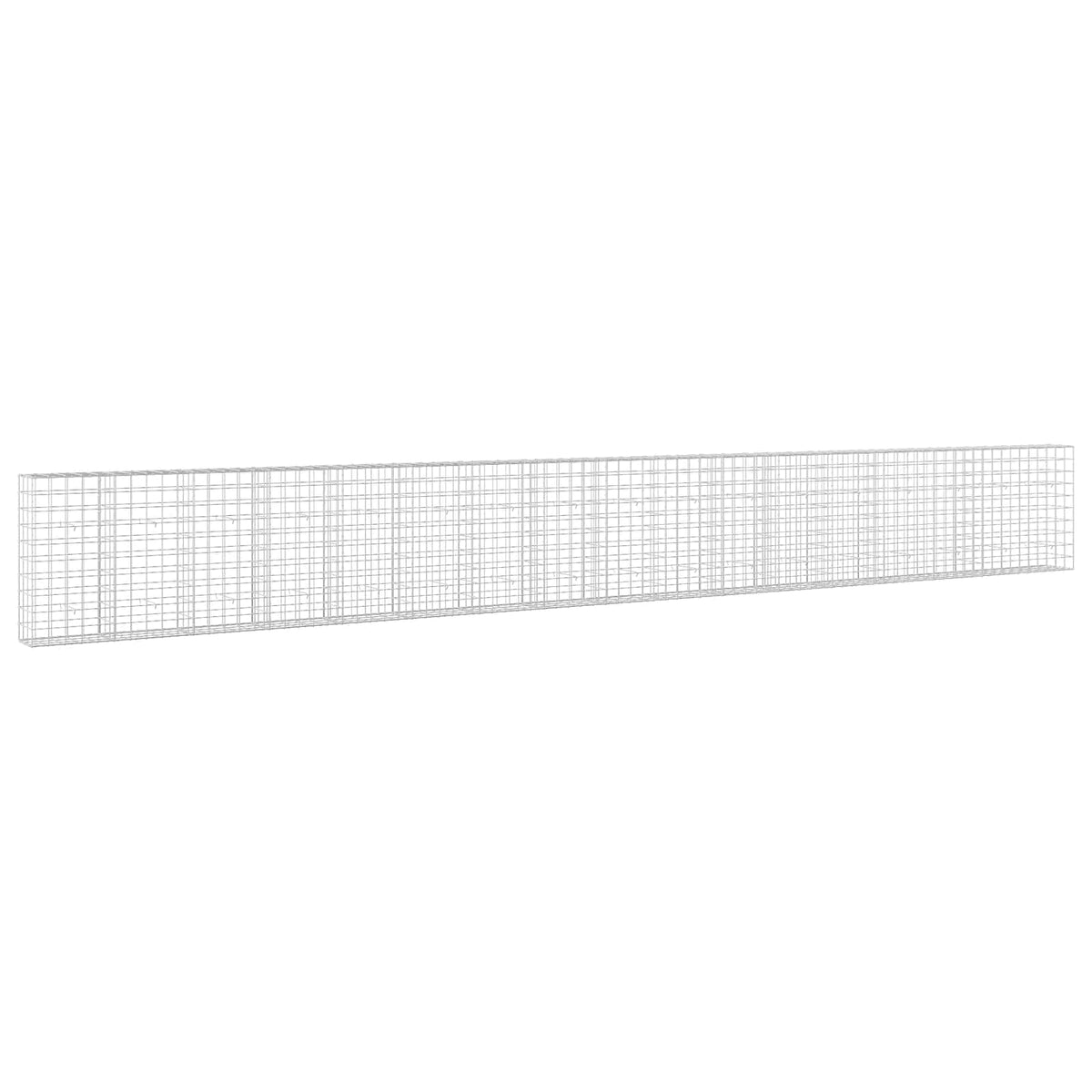 vidaXL Gabion with 5 mm Wire and 10x10 cm Mesh 850x30x100 cm 2