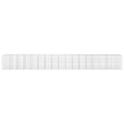 vidaXL Gabion with 5 mm Wire and 10x10 cm Mesh 850x30x100 cm 3