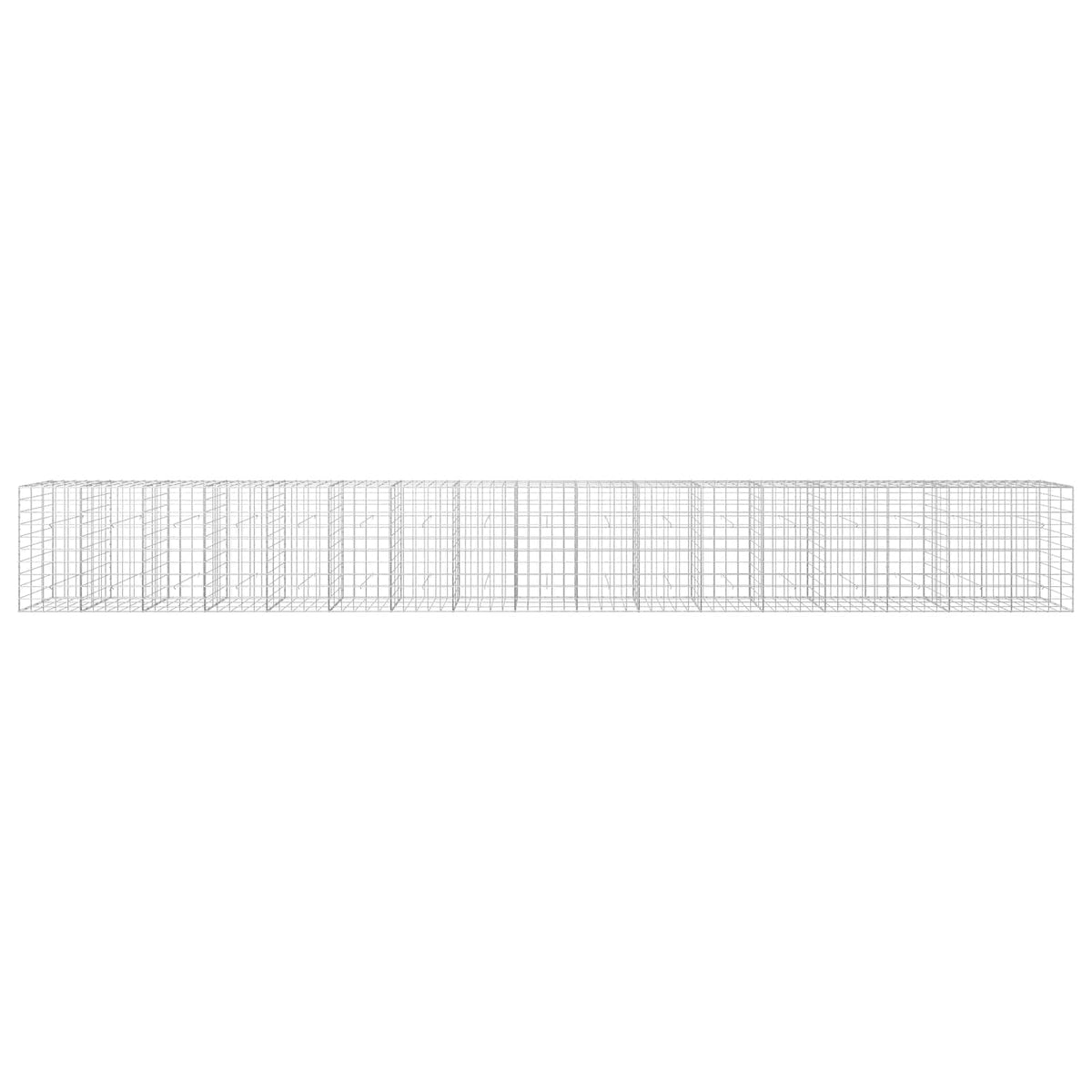 Gabion with 5 mm Wire and 10x10 cm Mesh 50x30x100 cm Height 100 cm Thickness 30 cm 50–1000 cm 850 cm