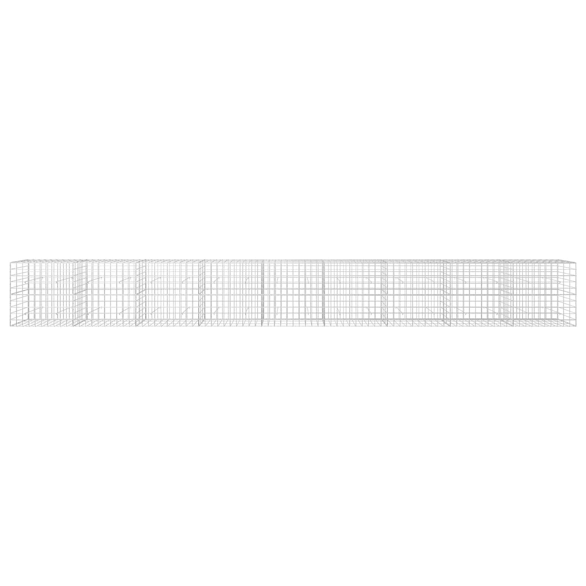 Gabion with 5 mm Wire and 10x10 cm Mesh 50x30x100 cm Height 100 cm Thickness 30 cm 50–1000 cm 900 cm