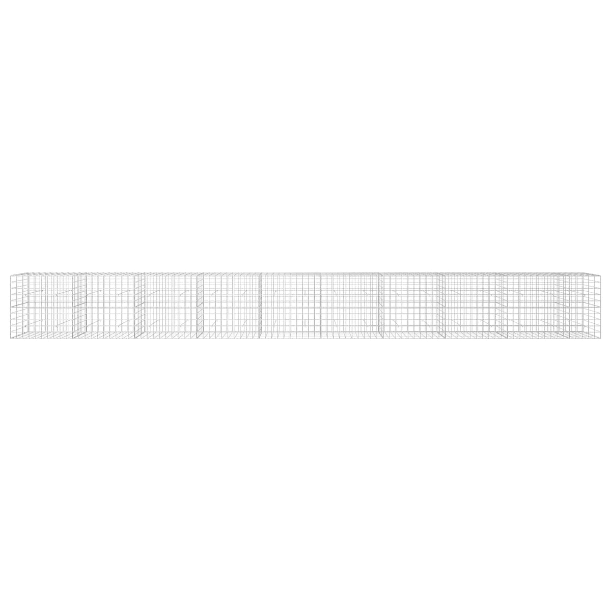 Gabion with 5 mm Wire and 10x10 cm Mesh 50x30x100 cm Height 100 cm Thickness 30 cm 50–1000 cm 950 cm