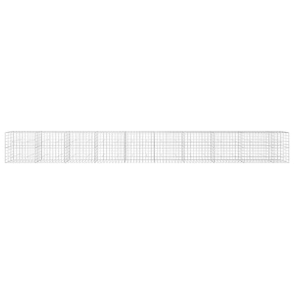 Gabion with 5 mm Wire and 10x10 cm Mesh 50x30x100 cm Height 100 cm Thickness 30 cm 50–1000 cm 950 cm