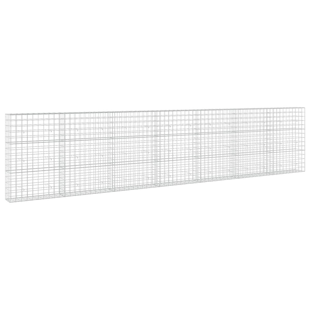 vidaXL Gabion with 5 mm Wire and 10x10 cm Mesh 700x30x150 cm 2