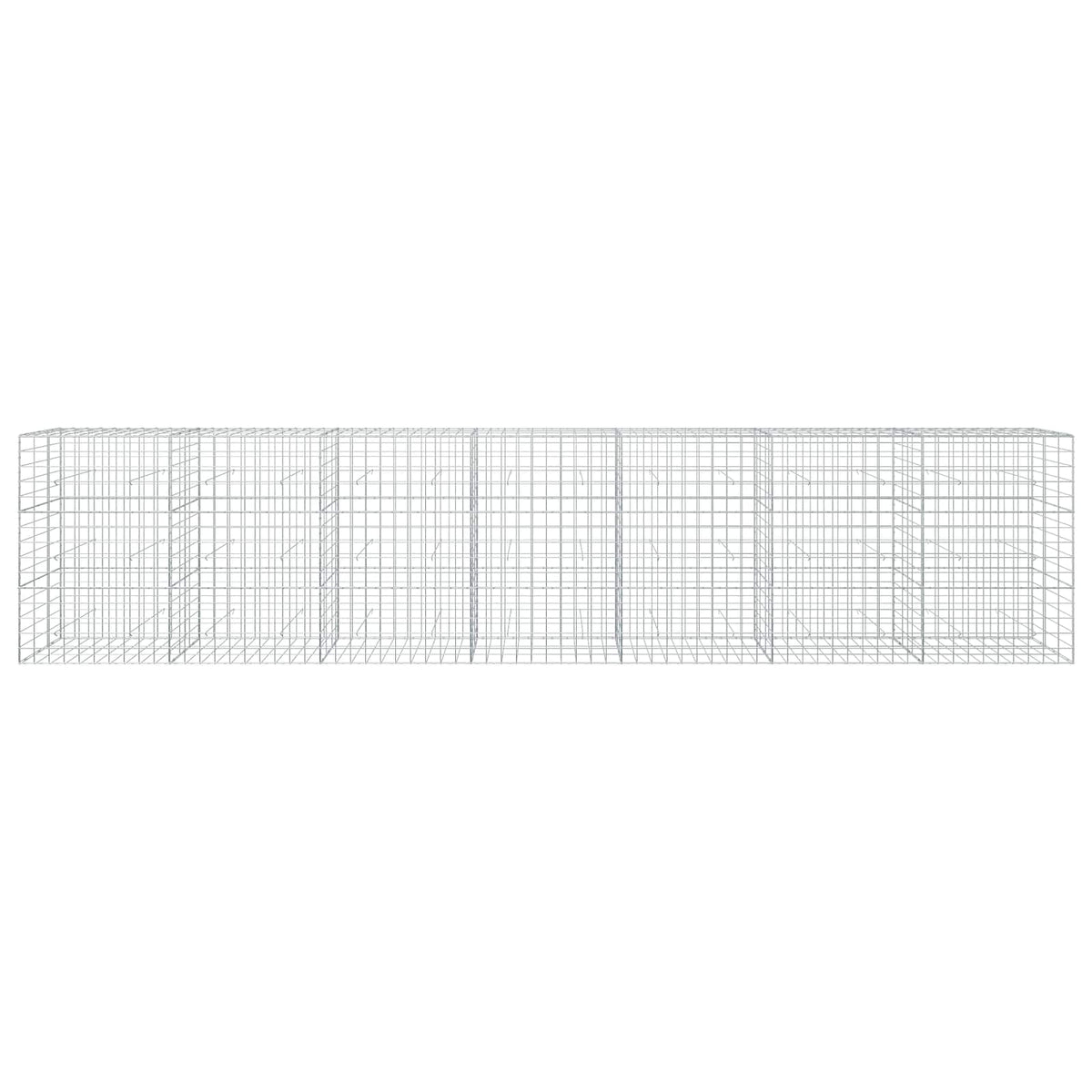 vidaXL Gabion with 5 mm Wire and 10x10 cm Mesh 700x30x150 cm 3