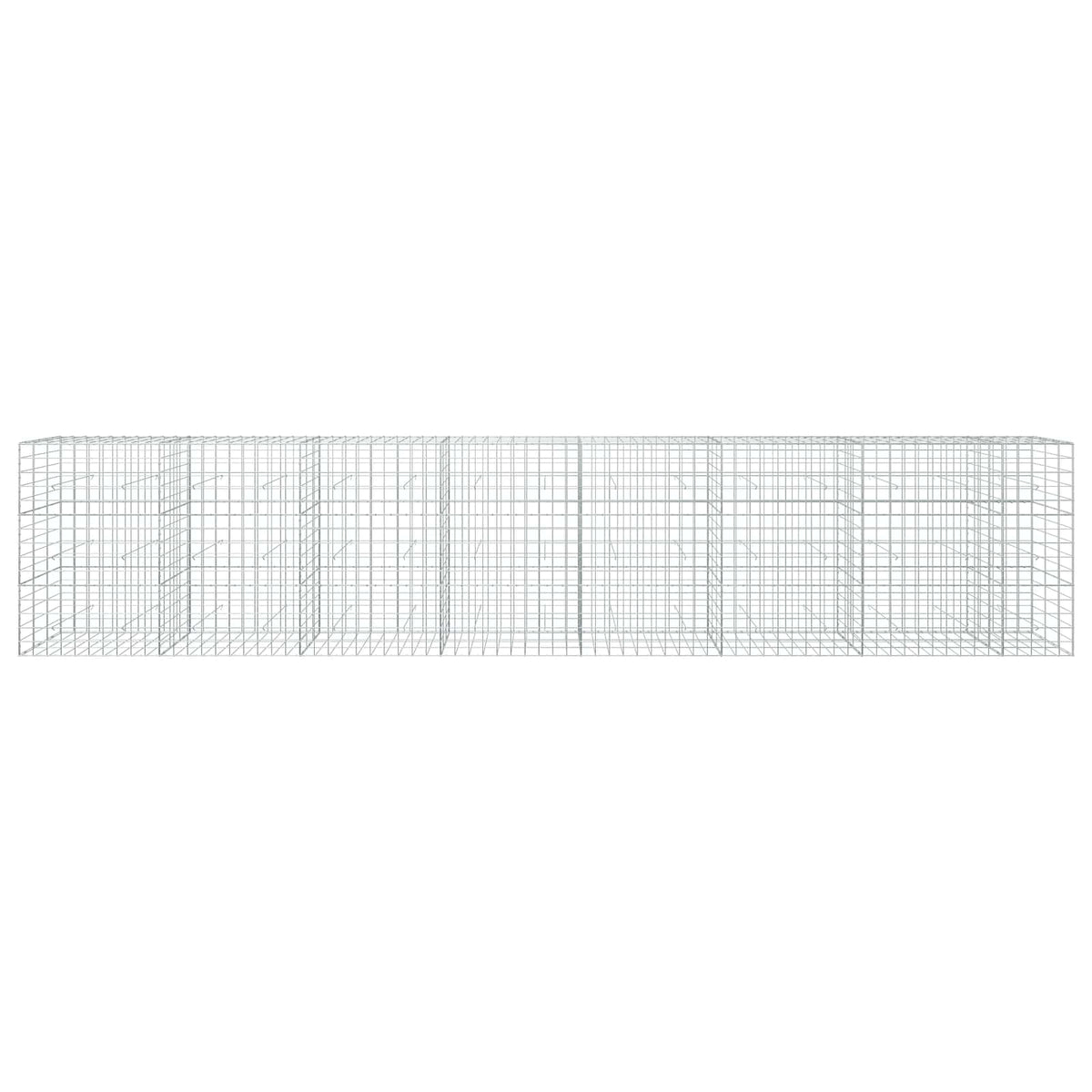 vidaXL Gabion with 5 mm Wire and 10x10 cm Mesh 750x30x150 cm 3