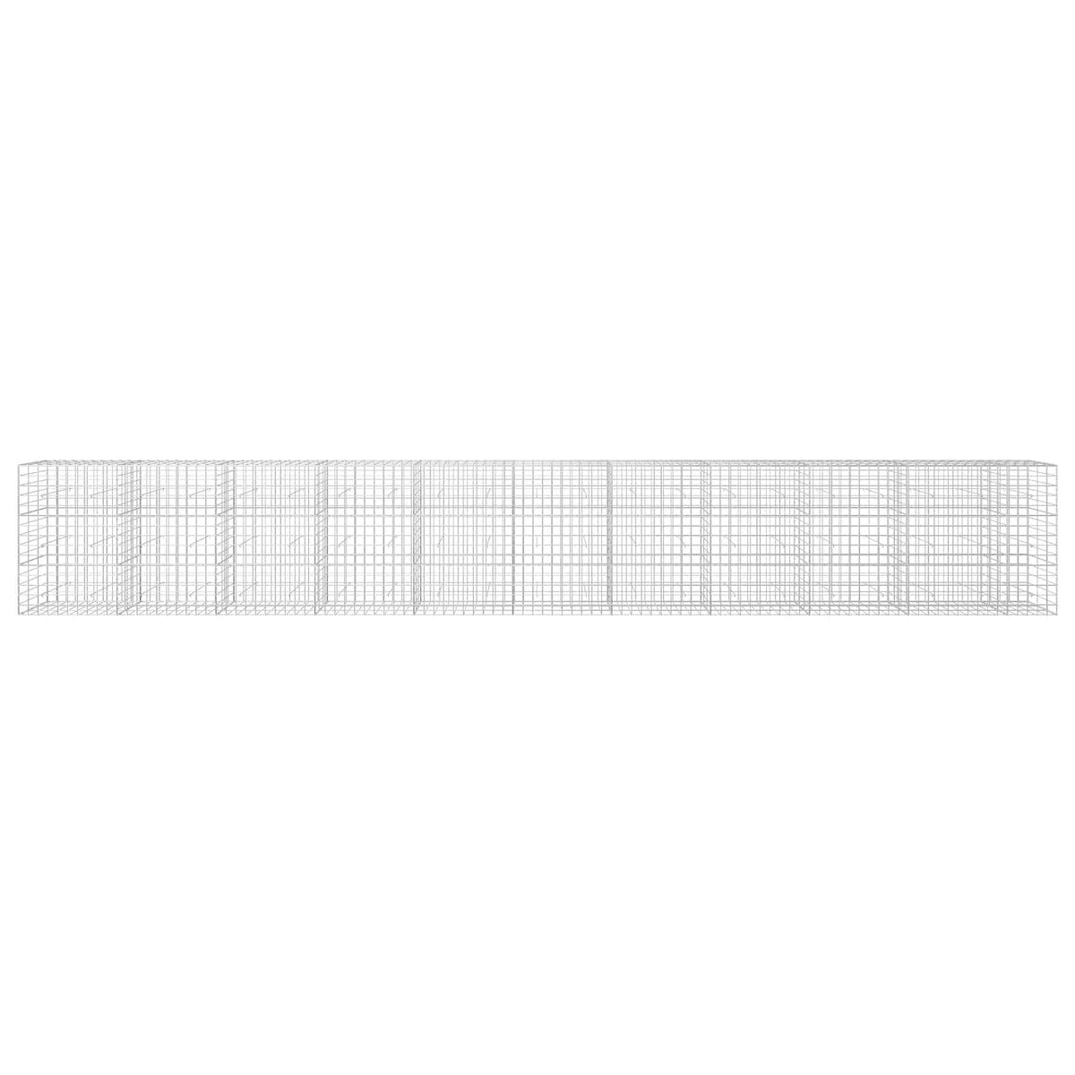vidaXL Gabion with 5 mm Wire and 10x10 cm Mesh 1050x30x150 cm 3