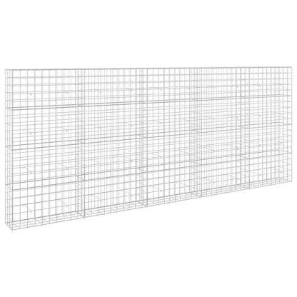 vidaXL Gabion with 5 mm Wire and 10x10 cm Mesh 500x30x200 cm 2