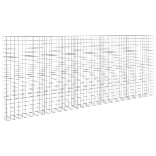 vidaXL Gabion with 5 mm Wire and 10x10 cm Mesh 500x30x200 cm 2