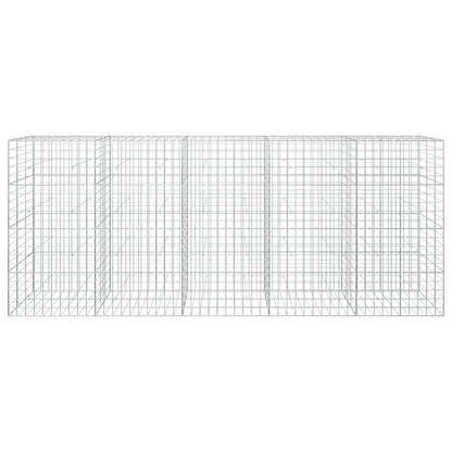 vidaXL Gabion with 5 mm Wire and 10x10 cm Mesh 500x30x200 cm 3