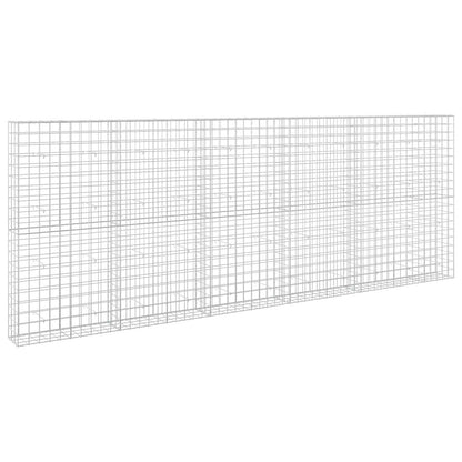 vidaXL Gabion with 5 mm Wire and 10x10 cm Mesh 550x30x200 cm 2