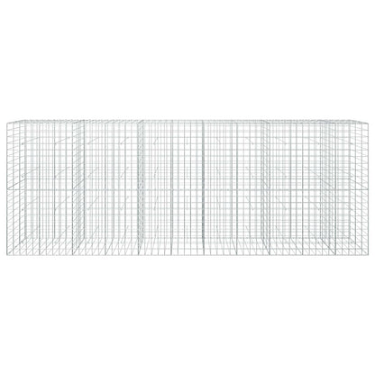 vidaXL Gabion with 5 mm Wire and 10x10 cm Mesh 550x30x200 cm 3